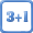 3 plus 1