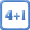 4 plus 1